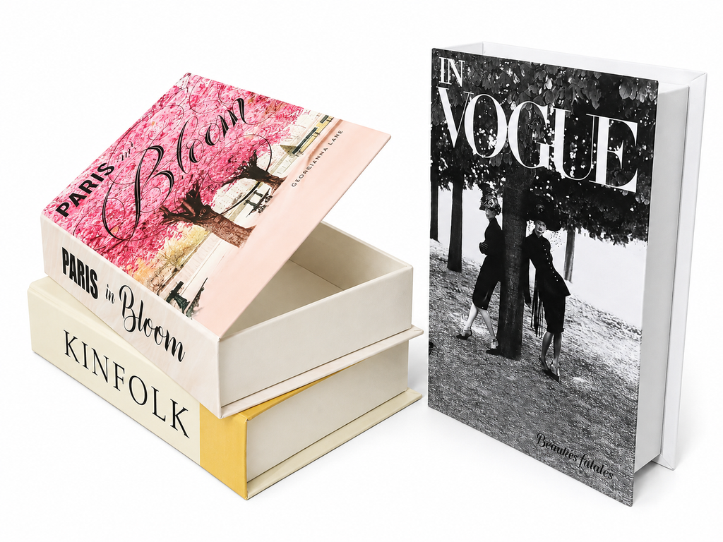 Paris in Bloom Decorative Dummy Book Cover – Luxury Home Décor