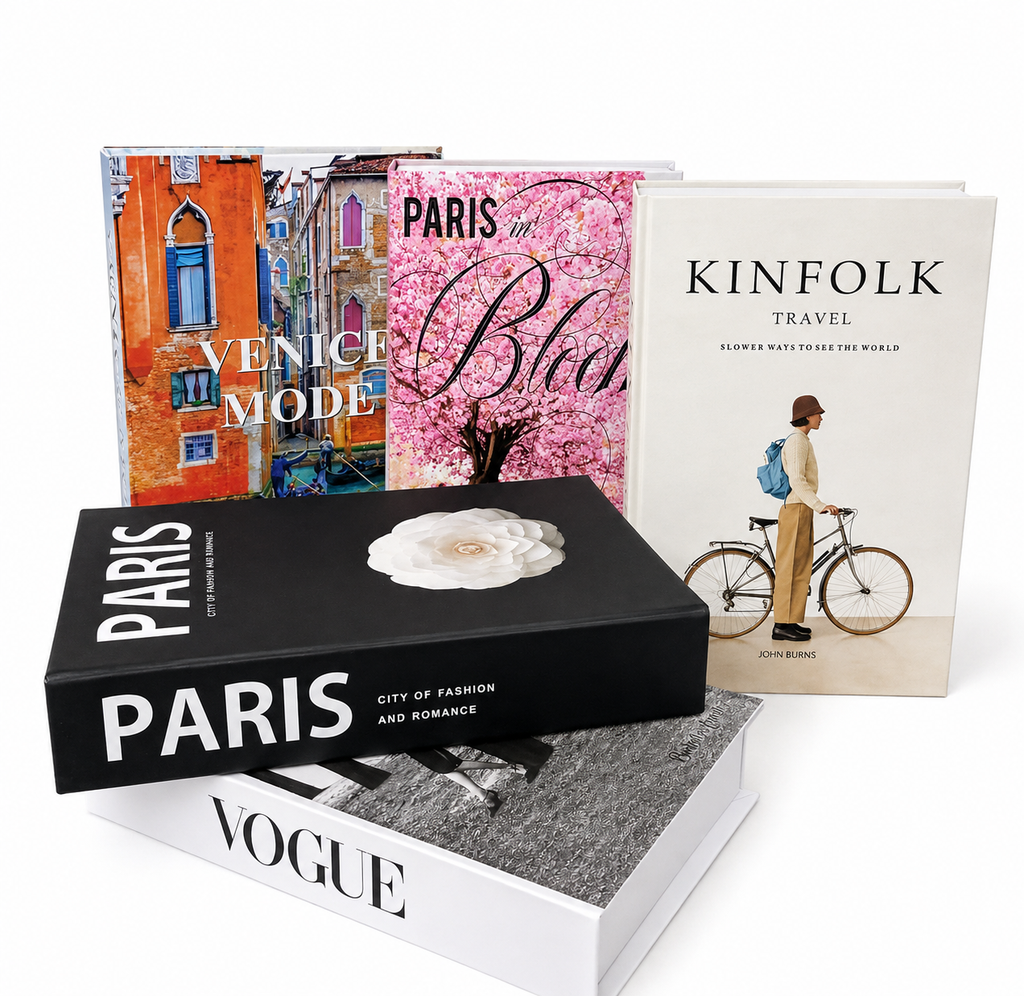 Paris in Bloom Decorative Dummy Book Cover – Luxury Home Décor