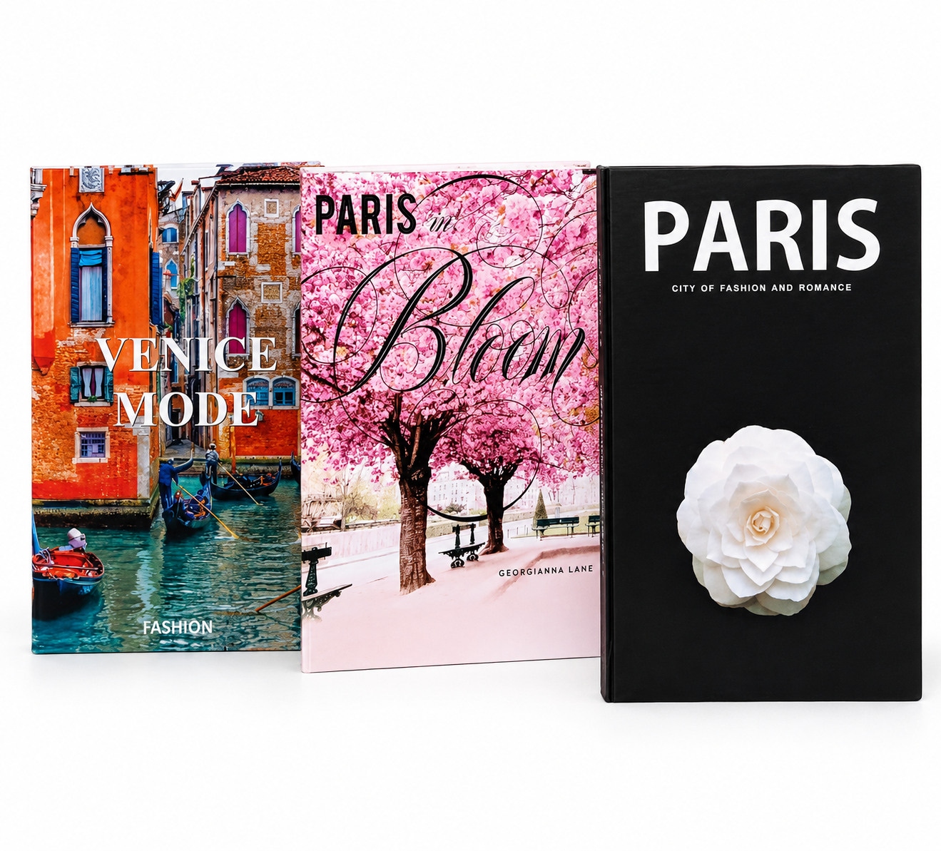 Paris in Bloom Decorative Dummy Book Cover – Luxury Home Décor