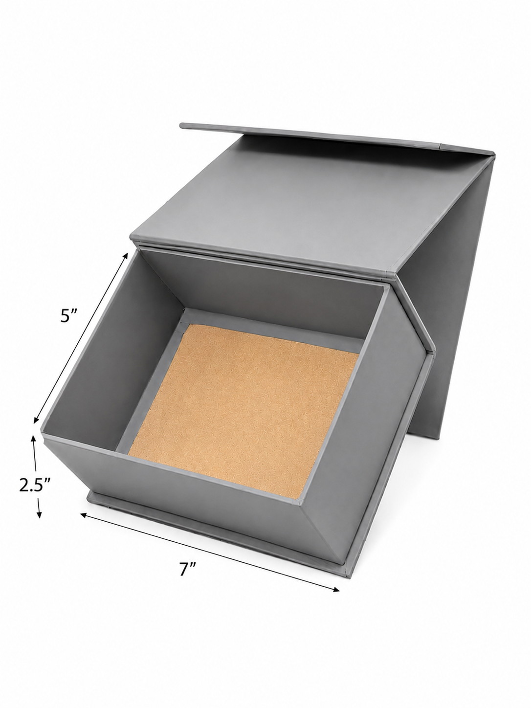 Premium Grey Gift Box – Elegant Reusable Gift Packaging Box