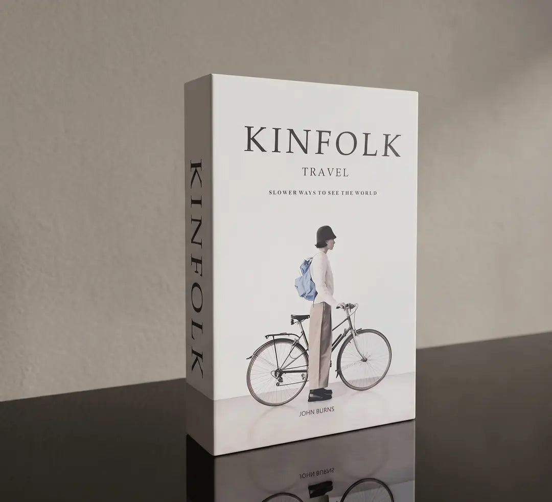 Kinfolk Travel Decorative Dummy Book – Luxury Home Décor