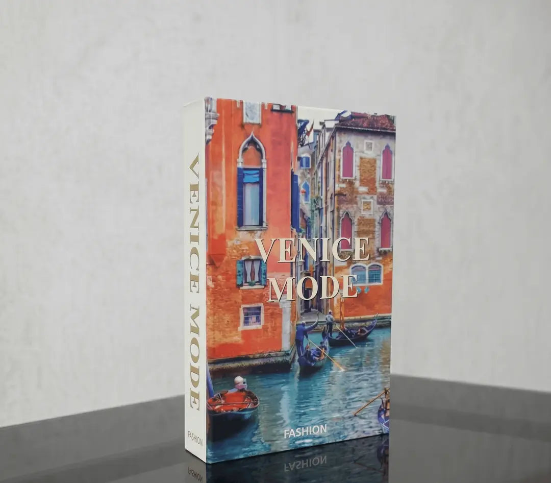 Venice Mode Decorative Dummy Book Cover – Luxury Home Décor
